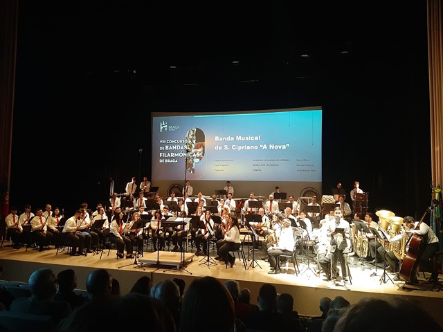Banda musical de Resende, norte de Portugal, conquista 2º lugar em Braga