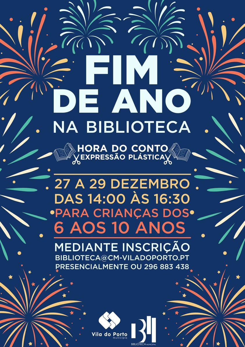 “Fim de Ano” é das crianças na Biblioteca Municipal de V. Porto