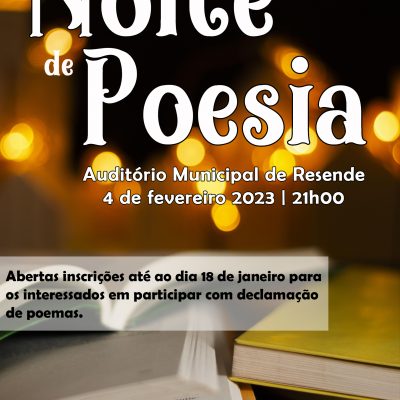 “Noite da Poesia” em Resende