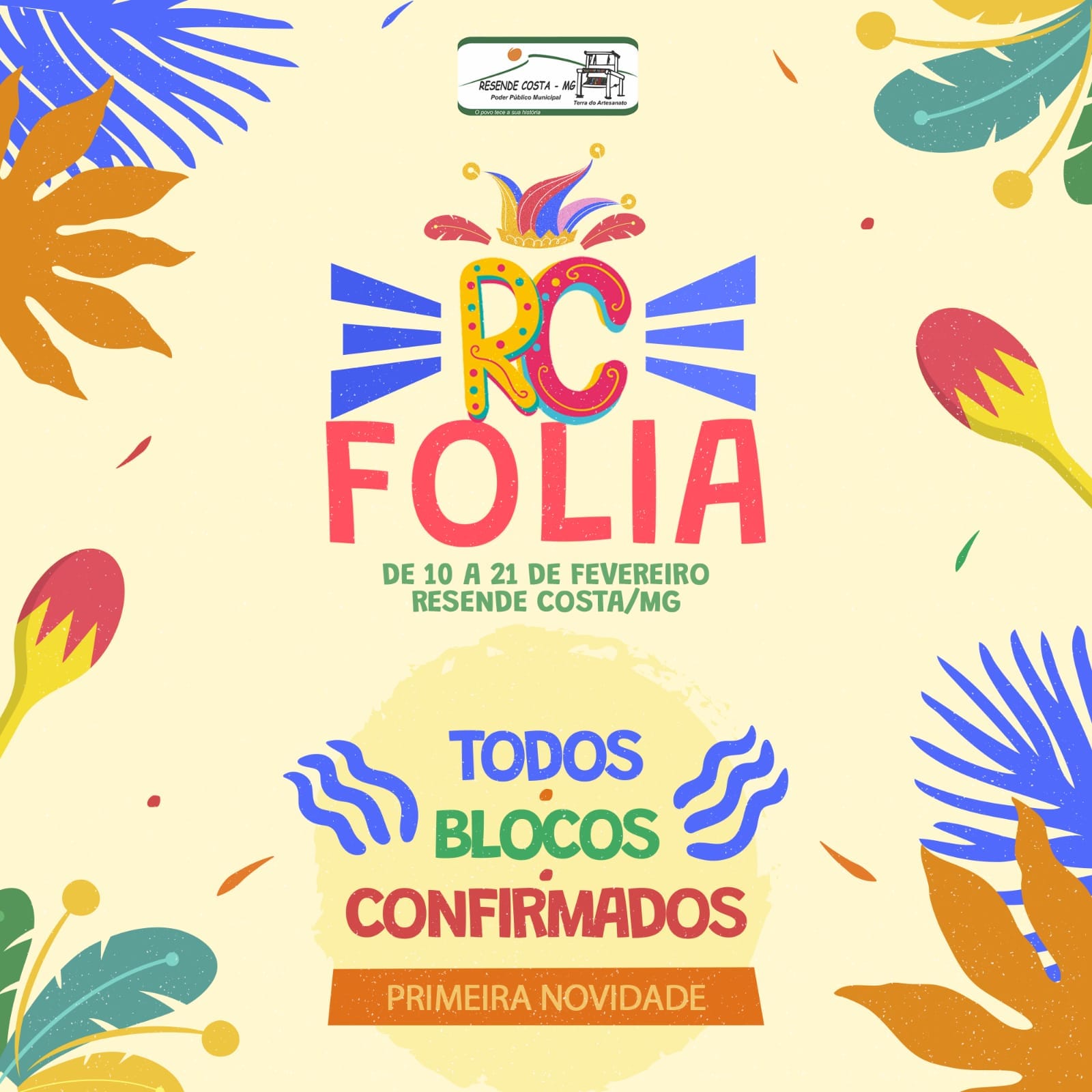 Resende Costa: programação oficial do Carnaval resgata tradição dos blocos