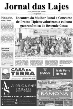 Resende Costa: já está em circulação a edição de março do Jornal das Lajes
