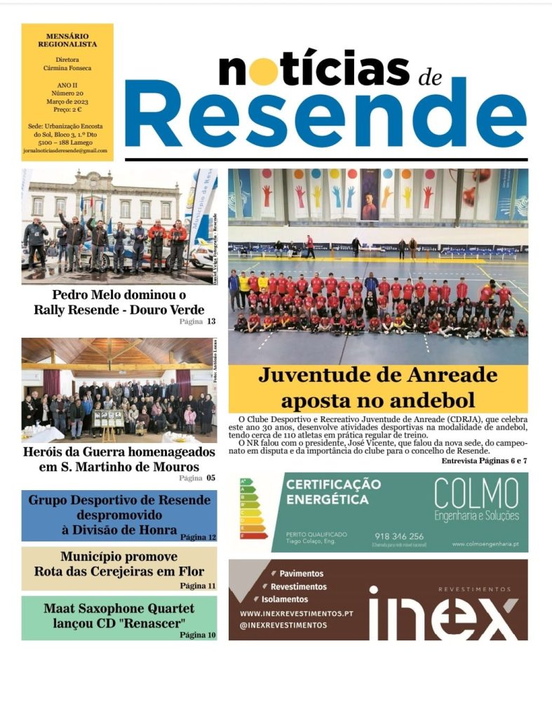 Resende: já circula a edição de março do jornal Notícias de Resende