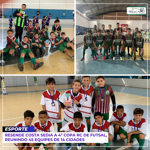 Resende Costa: “4ª Copa RC de Futsal” reuniu 45 equipes de 14 cidades
