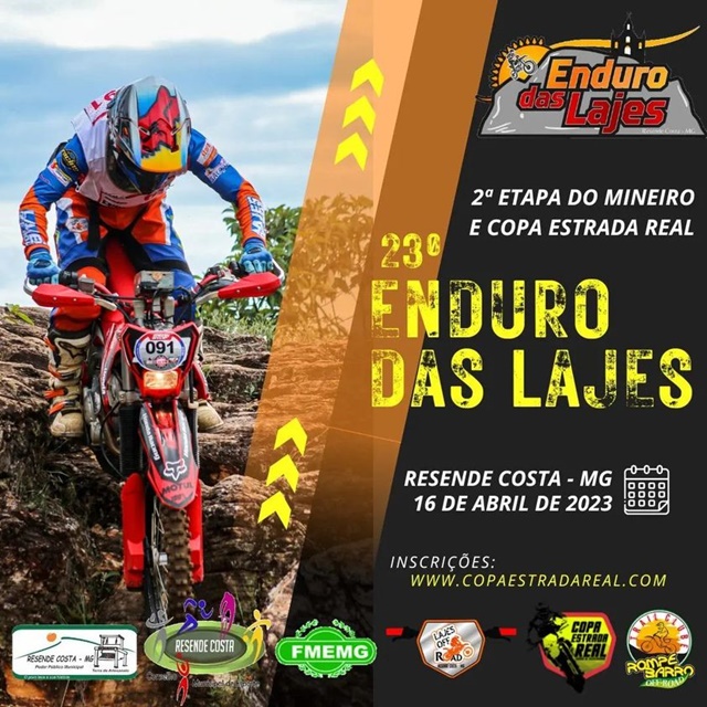 Em Resende Costa, o 23° Enduro das Lajes