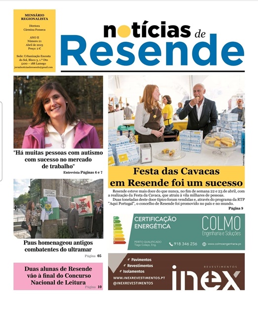 Os destaques da edição de abril do jornal Notícias de Resende
