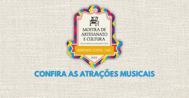 Resende Costa: as atrações musicais da IX Mostra de Artesanato e Cultura