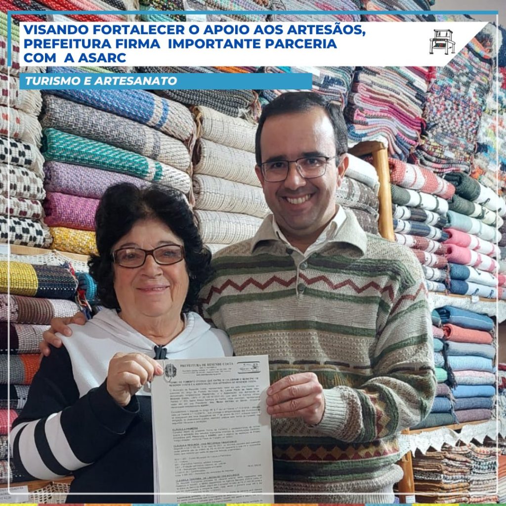 Resende Costa: Prefeitura firma parceria com Associação dos Artesãos