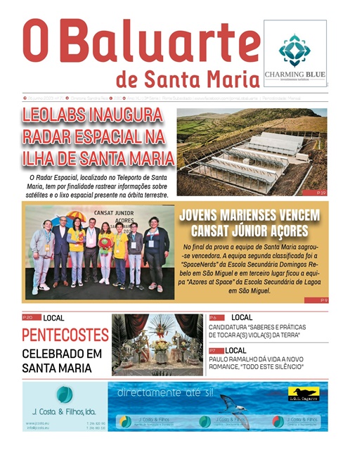 Vila do Porto: Os destaques da edição de junho de “O Baluarte de Santa Maria”