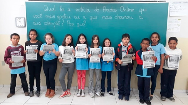 Prados: jornal e escola lembram o Dia Nacional da Liberdade de Imprensa
