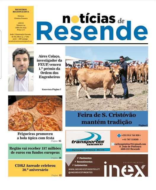 Resende: destaques da edição de julho do jornal “Notícias de Resende”