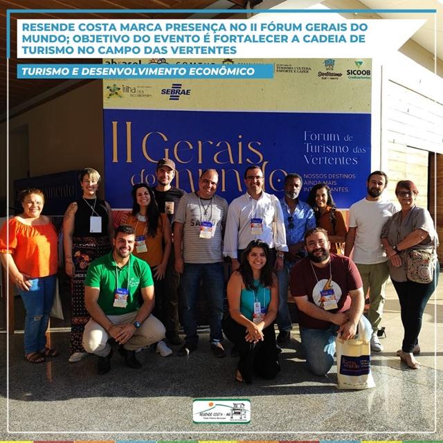 Resende Costa participou do II Fórum Gerais do Mundo, em Tiradentes