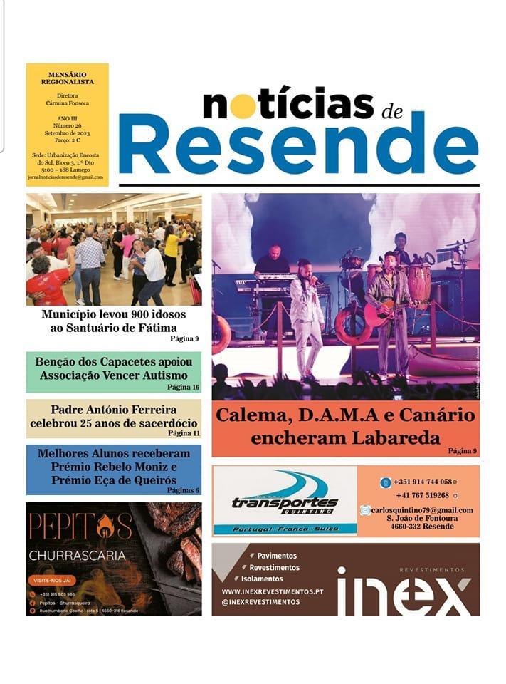 Destaques da edição de setembro do jornal Notícias de Resende