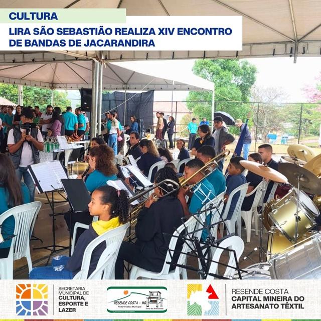 Resende Costa: distrito de Jacarandira realiza o XIV Encontro de Bandas