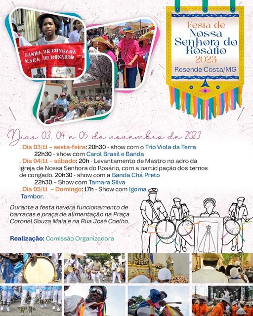Resende Costa realiza a tradicional Festa do Rosário