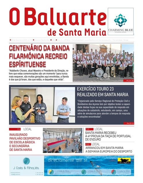 Vila do Porto: os destaques da última edição do jornal “O Baluarte de Santa Maria”