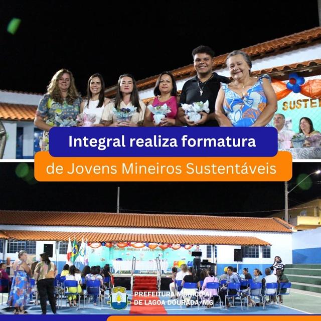 Lagoa Dourada: formatura de alunos do Tempo Integral no Jovens Mineiros Sustentáveis