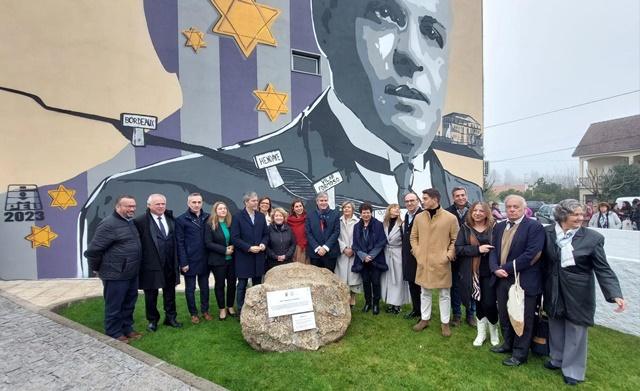 Mural de Aristides de Sousa Mendes, inaugurado em Cabanas de Viriato