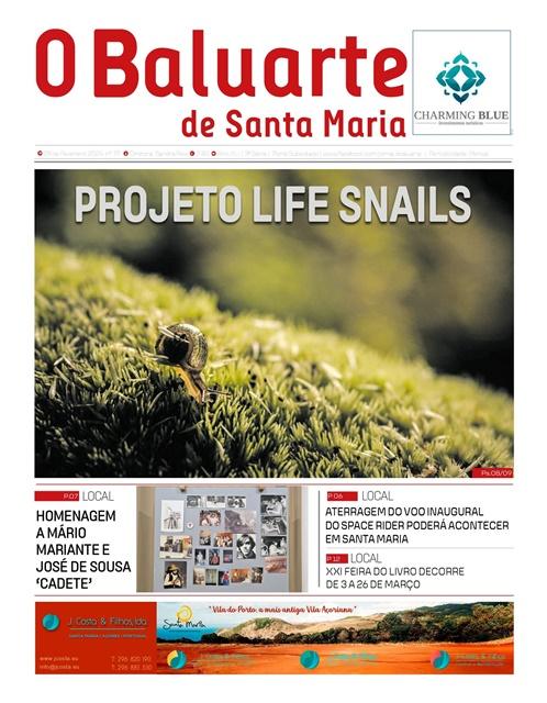 Destaques da edição de Fev. do jornal O Baluarte de Santa Maria
