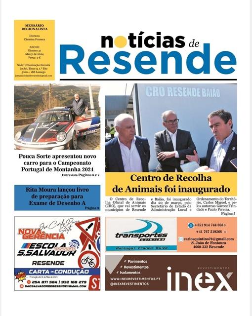 Destaques de mar./2024 do jornal Notícias de Resende