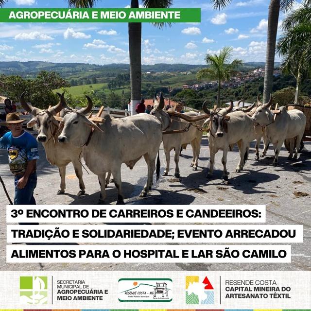 Resende Costa: realizado o 3º Encontro de Carreiros e Candeeiros