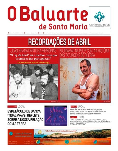 Destaques da edição de Abril/2024 do jornal O Baluarte de Santa Maria