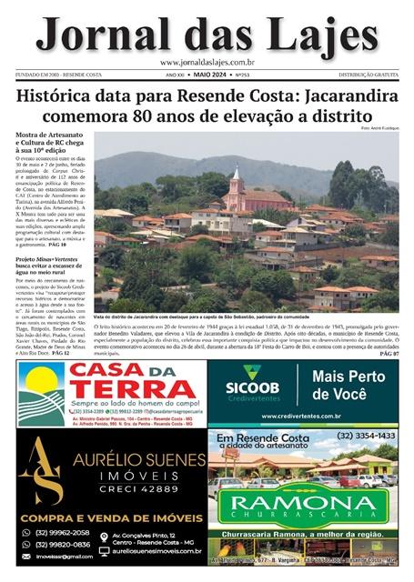 Resende Costa: os destaques da edição de maio/2024 do Jornal das Lajes