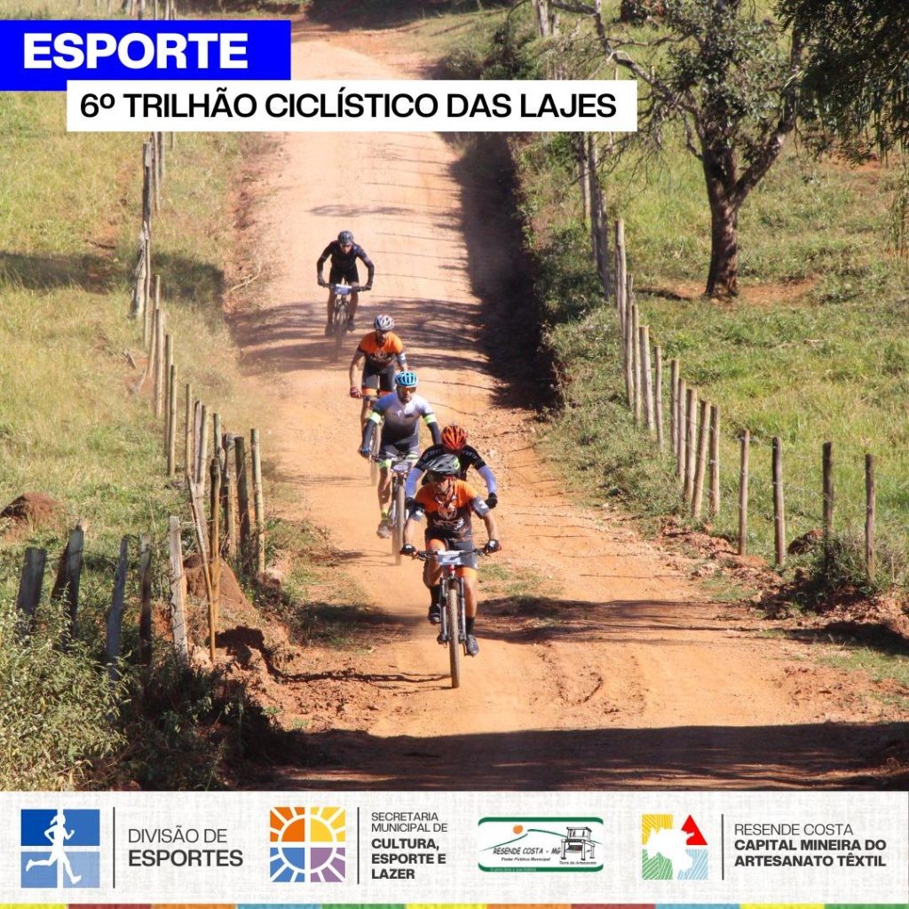 Resende Costa: 6º Trilhão Ciclístico das Lajes com mais de 200 ciclistas