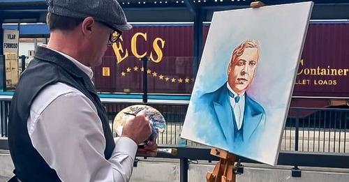 Cabanas de Viriato: pintores recriam rota de refugiados de Aristides Sousa Mendes