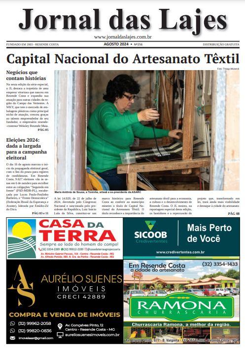 Resende Costa: Destaques da edição de agosto/2024 do Jornal das Lajes
