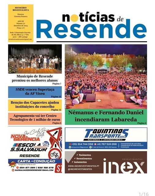 Destaques da edição de setembro/2024 do jornal Notícias de Resende
