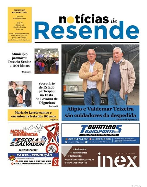 Destaques da edição de outubro do jornal Notícias de Resende