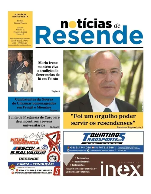 Destaques da edição de Fev./2025 do jornal Notícias de Resende