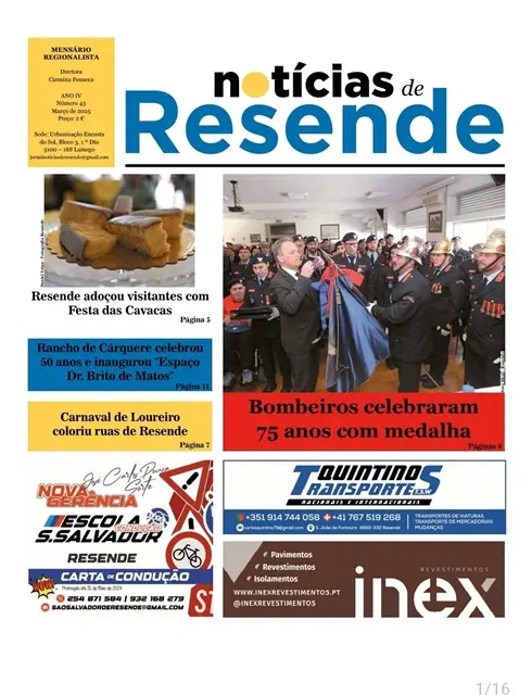 Destaques da edição de março/2025 do jornal Notícias de Resende
