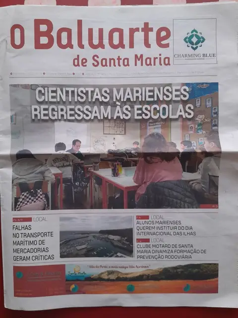 Vila do Porto: destaques da edição março/abril do jornal O Baluarte de Santa Maria