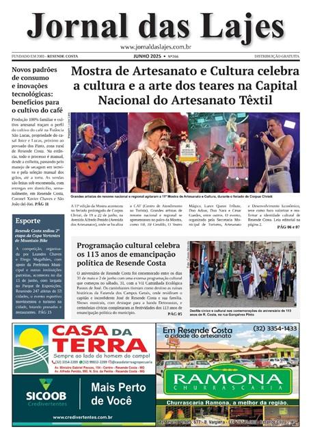 Resende Costa: os destaques da edição de junho do Jornal das Lajes