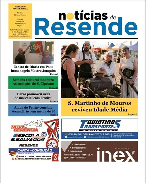 Os destaques de capa da edição de agosto do jornal Notícias de Resende