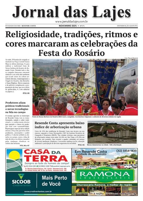 Resende Costa: os destaques da edição de novembro do Jornal das Lajes
