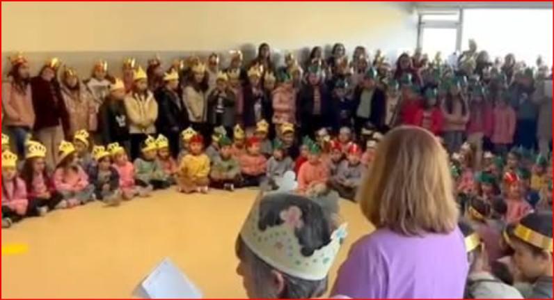 Crianças do Centro Escolar de Resende celebram o Dia de Reis